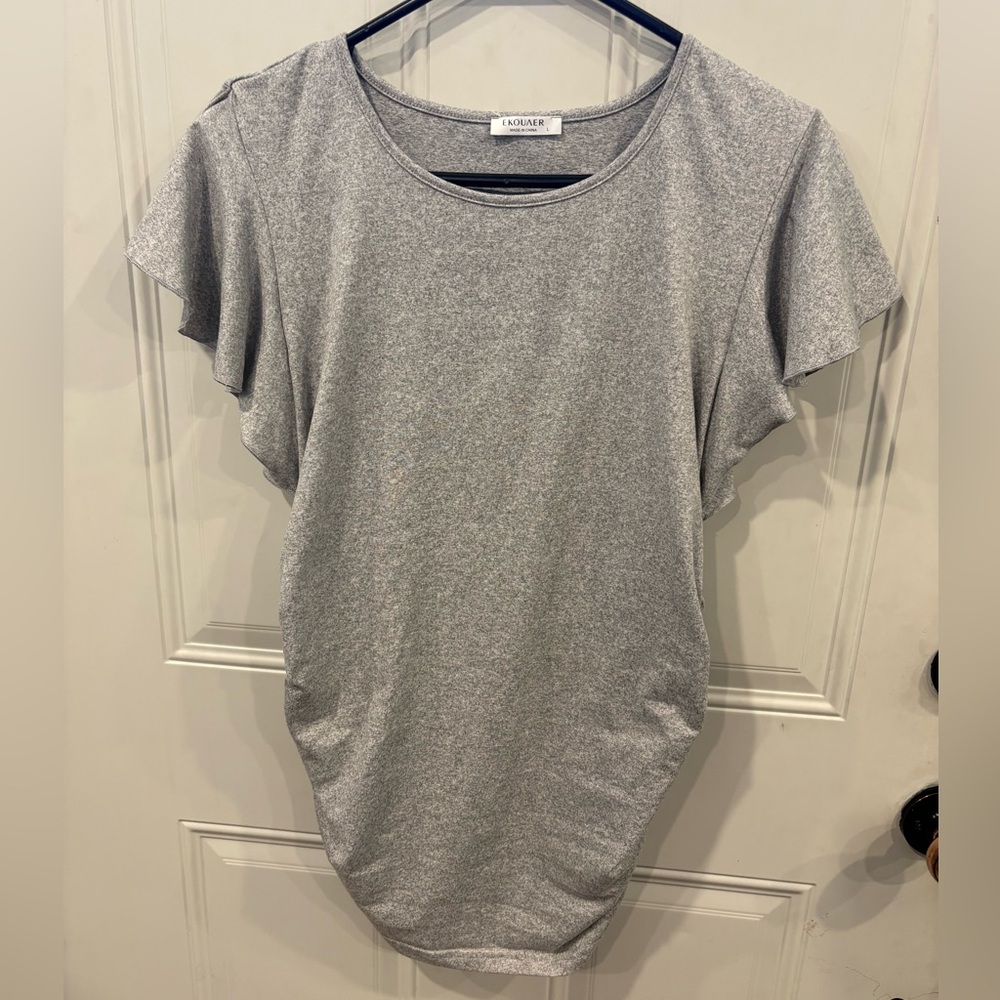 Grey Maternity Shirt
